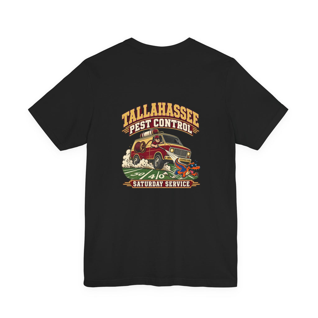 Tallahassee Pest Control — Saturday Service | Vintage Football Graphic Tee