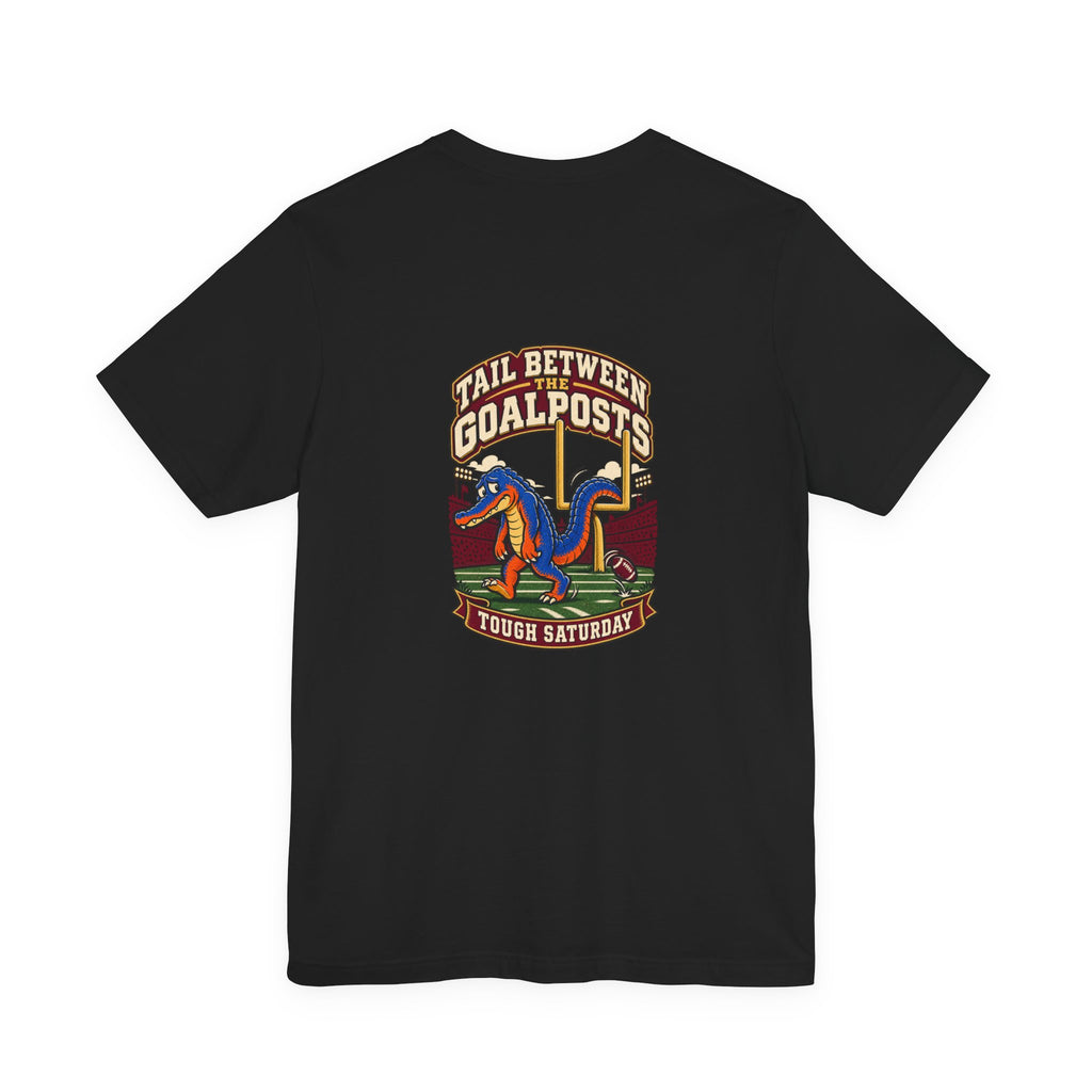 Tail Between the Goalposts — Tough Saturday | Vintage Football Graphic Tee