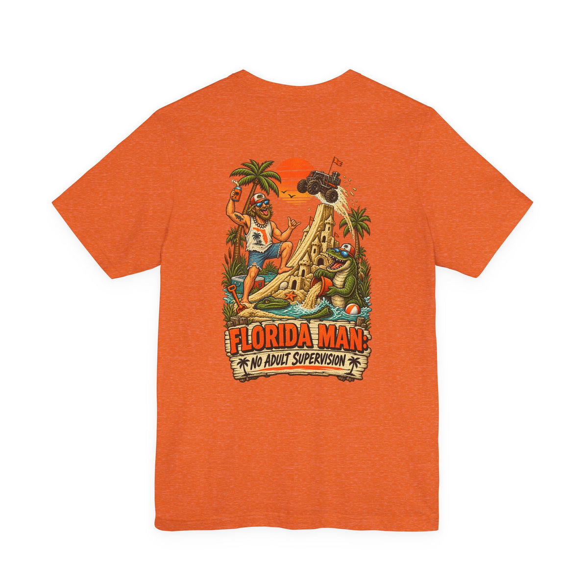 No Adult Supervision Florida Man T-Shirt | Blue Collar Built Designs