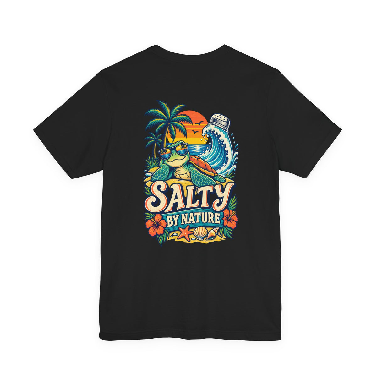 Salty by Nature Florida Beach T-Shirt | Blue Collar Built Designs