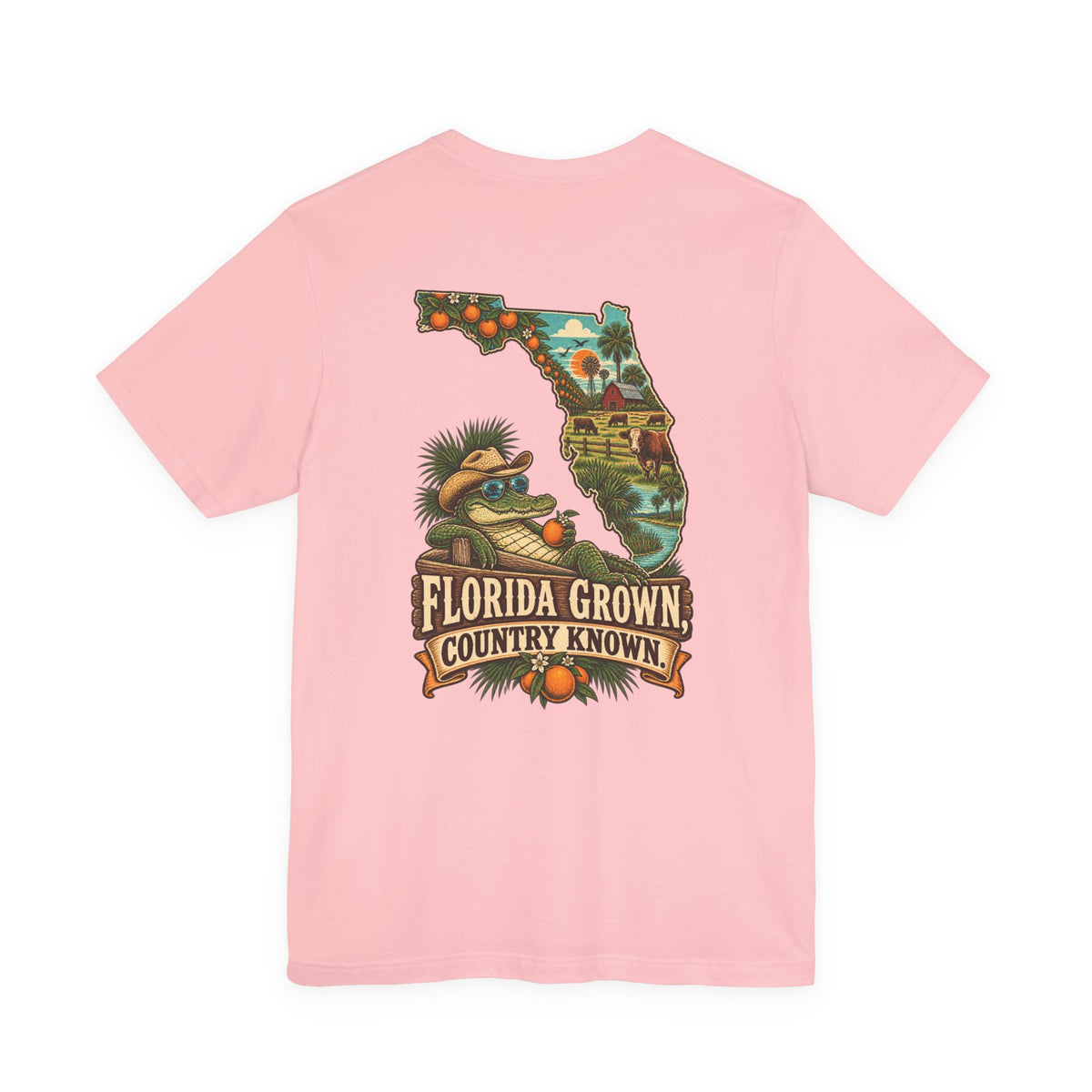 Florida Grown Country Known T-Shirt | Blue Collar Built Designs