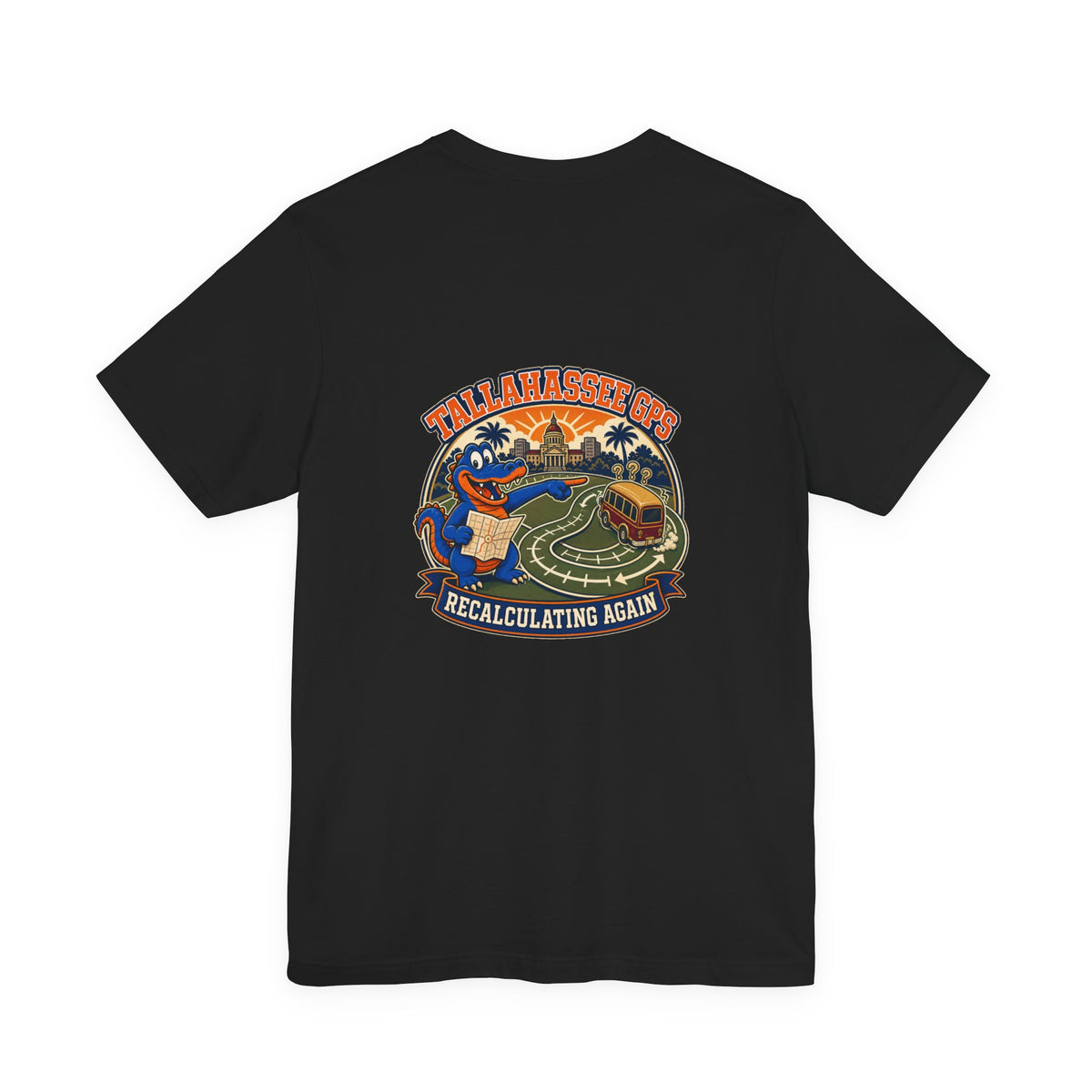 Tallahassee GPS — Recalculating Again | Vintage Football Graphic Tee