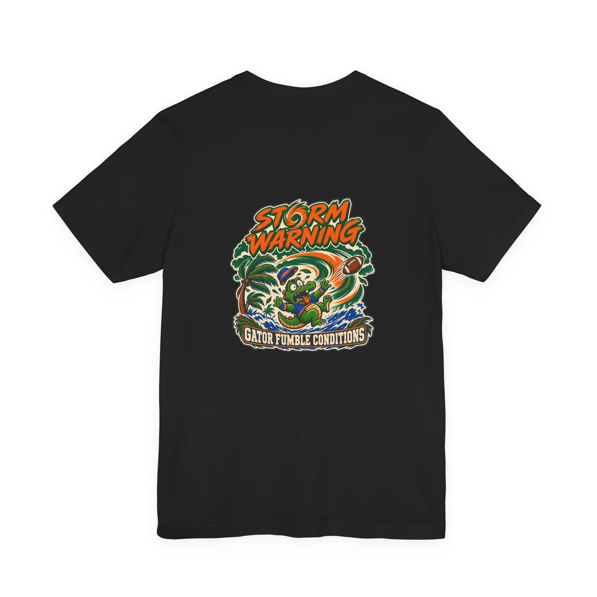 Storm Warning — Gator Fumble Conditions | Vintage Football Graphic Tee