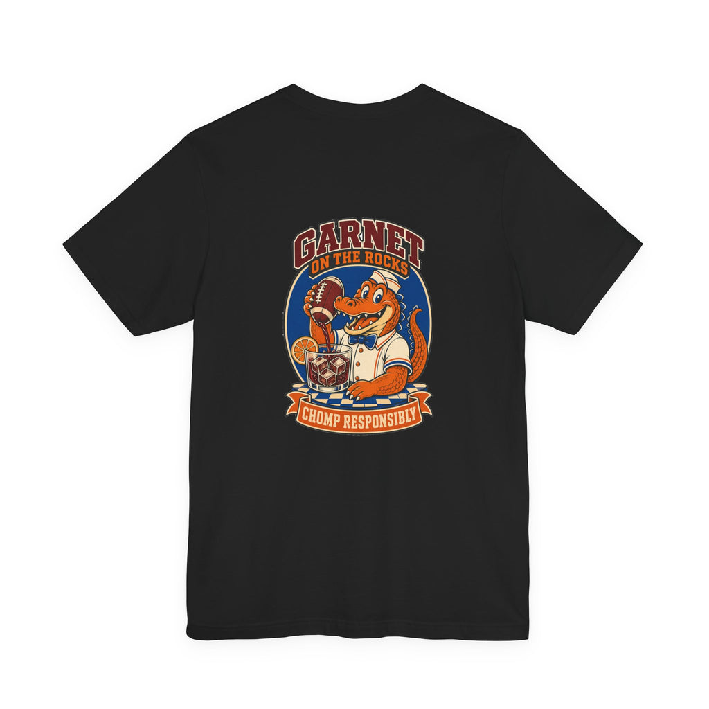 Garnet on the Rocks — Chomp Responsibly | Vintage Football Graphic Tee