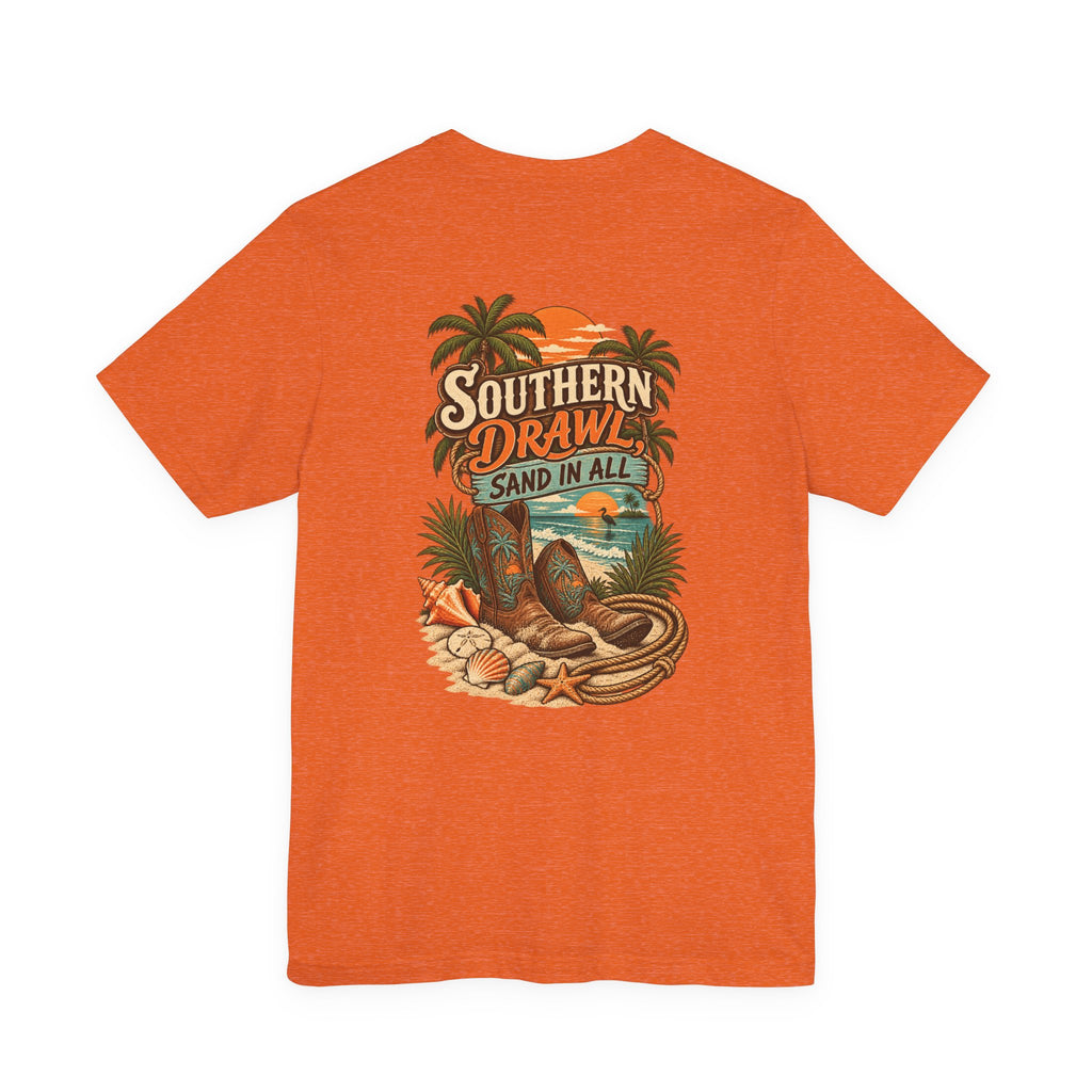 Southern Drawl Sand in All Florida T-Shirt | Blue Collar Built Designs