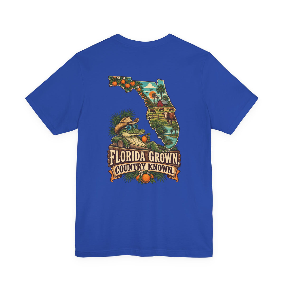 Florida Grown Country Known T-Shirt | Blue Collar Built Designs
