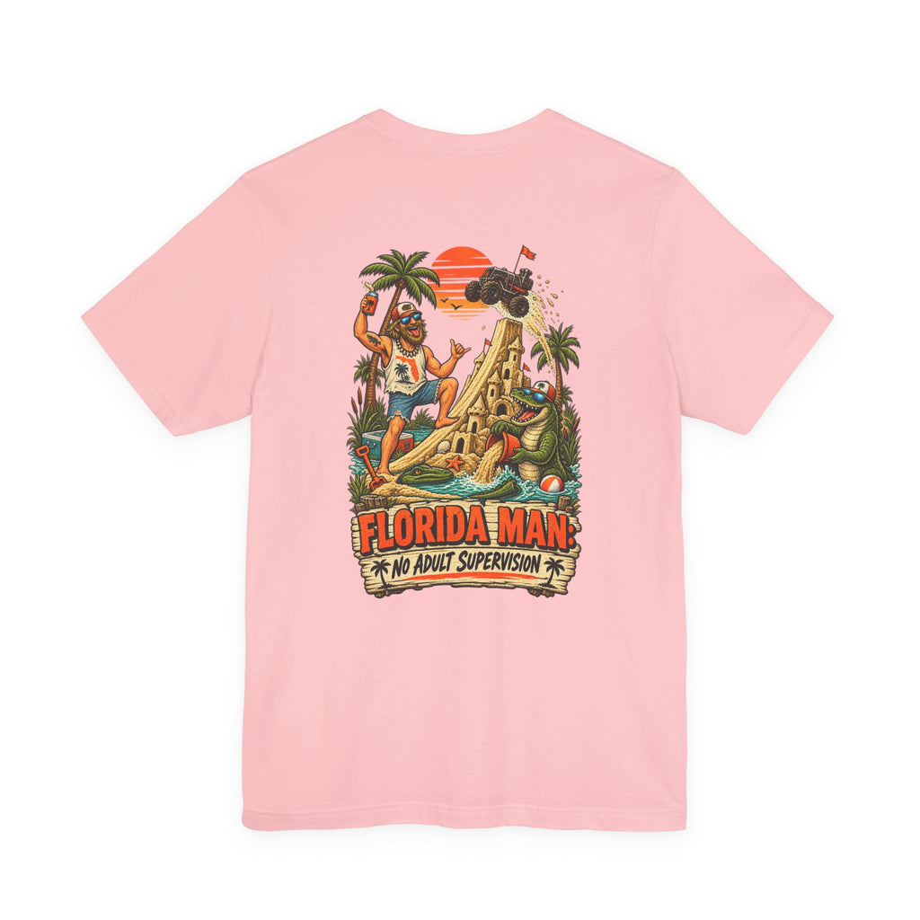 No Adult Supervision Florida Man T-Shirt | Blue Collar Built Designs
