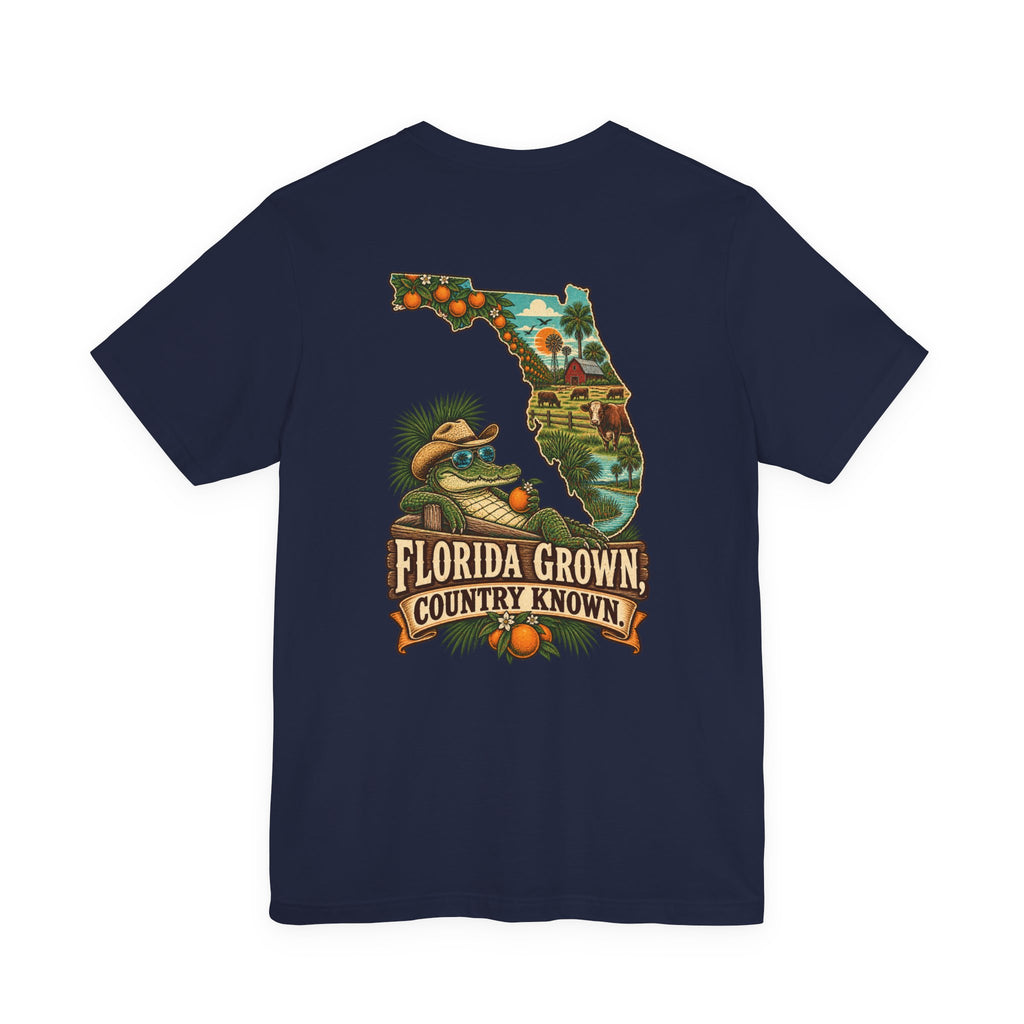 Florida Grown Country Known T-Shirt | Blue Collar Built Designs