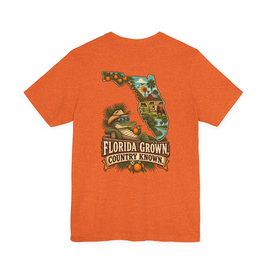 Florida Grown Country Known T-Shirt | Blue Collar Built Designs